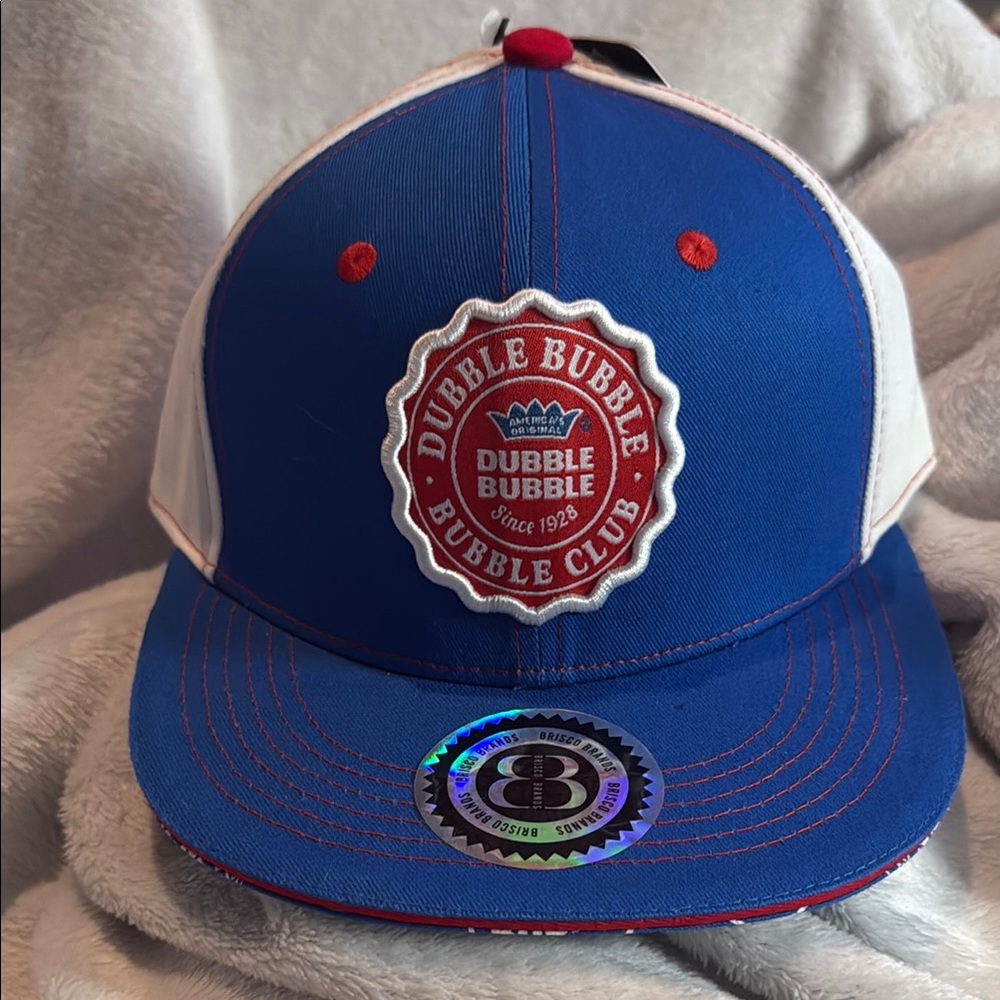 Dubble Bubble Blue and White Cap